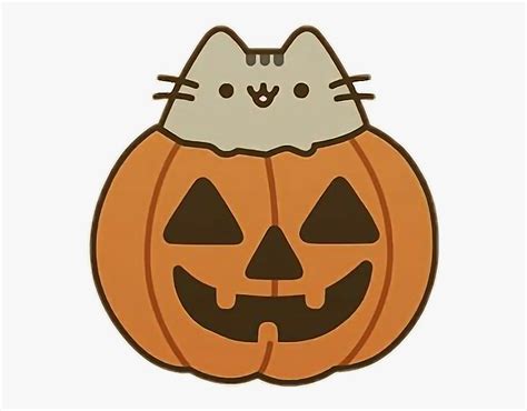 Pusheen Cat Clipart Halloween Pusheen Pumpkin Free Transparent