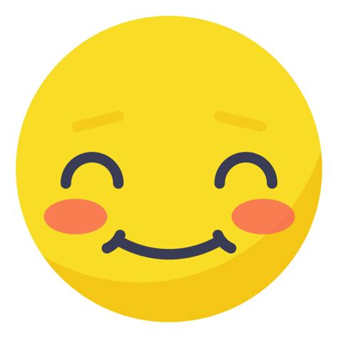 Avatar Blush Blushing Face Shy Smile Smiley Icon Free Download