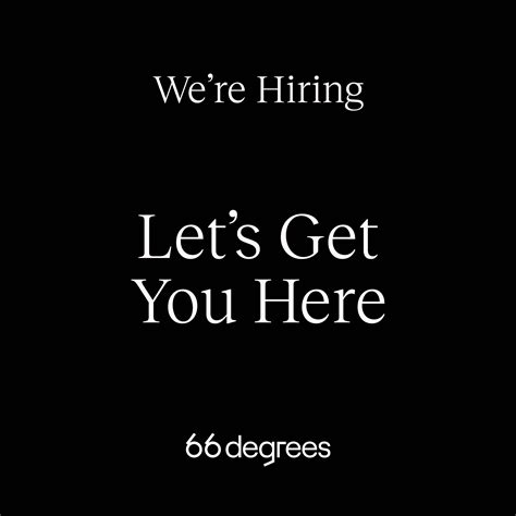 Jobs at 66degrees