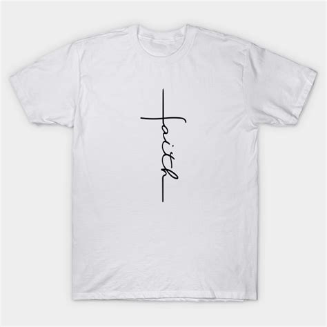 Faith Cross Cross T Shirt Teepublic Uk