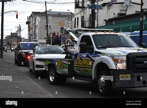 Paterson, United States. 05th May, 2023. Stolen Honda vehicle seen on