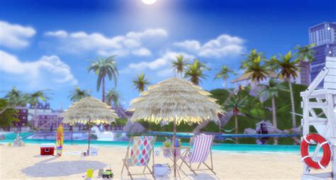 Tropical Beach At Lily Sims Sims 4 Updates