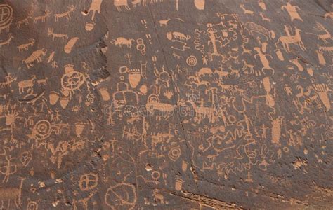 Newspaper Rock Stock Photo Image Of Tourism Petroglyph 83323332