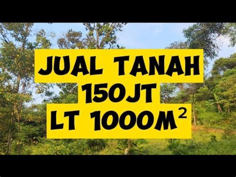 Jual 150jt luas tanah 1000m² Lok desa sukaresmi kec sukamakmur bogor