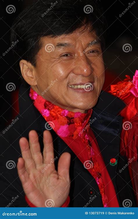 Actor Jackie Chan Editorial Stock Image Image Of Entertainment 13073719