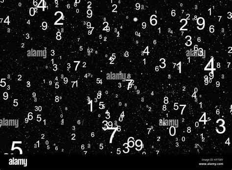 Abstract Math Number Background Stock Photo Alamy