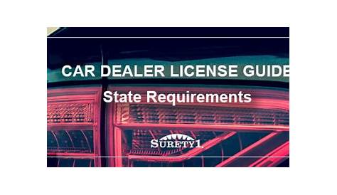 Car Dealer License Guide | State by State Information Guide