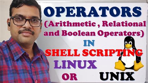 Operators Arithmetic Relational And Boolean In Shell Scripting Linux