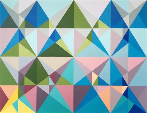 Mesmerizing Geometric Paintings By Nina Baxter — Artistic Odyssey
