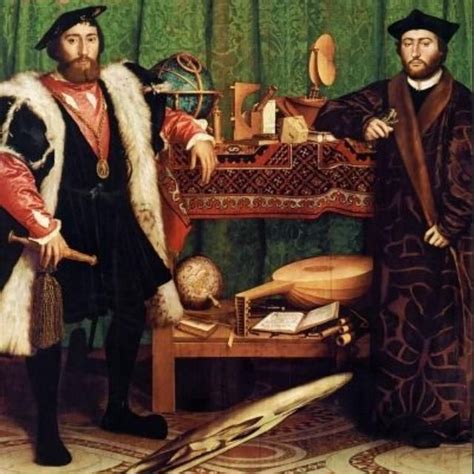 The Ambassadors By Hans Holbein Painted In 1533 Using Oil On Wood Ot