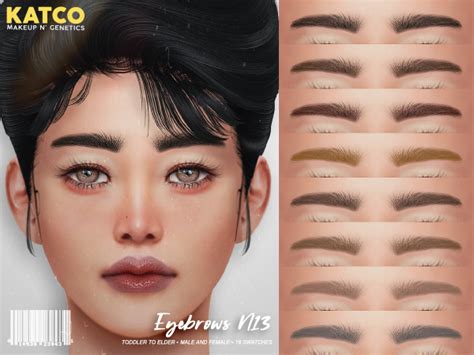 Katco Eyebrows N62 The Sims 4 Download Simsdomination