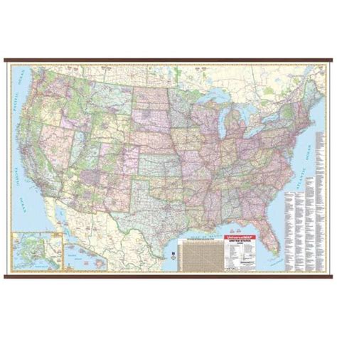 Us Dispatchers Wall Map Shop United States Wall Maps
