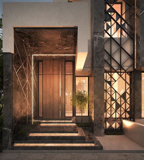 Gallery Of Courtyard Villa Moriq 10 In 2020 Main Entrance Door Design Entrance Door