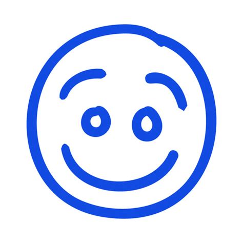 Smile Hand Drawn Emoji Vector Free Download