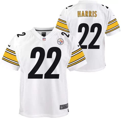 Nike Youth Pittsburgh Steelers Najee Harris 22 White Game Jersey