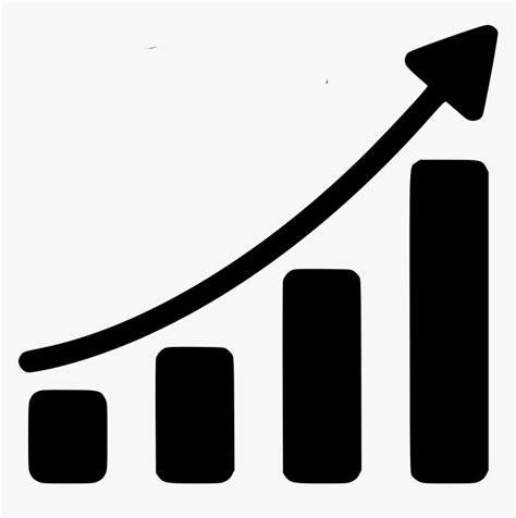 Growth Chart Gray Png Download Audience Growth Icon Transparent Png Kindpng