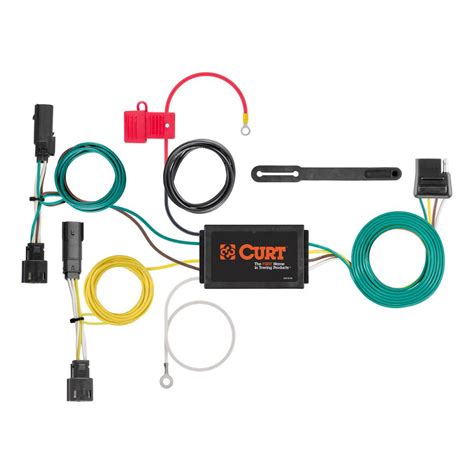Any vehicle towing a trailer requires trailer connector wiring to safely connect the taillights, turn signals, brake lights and other necessary electrical systems. CURT Custom Wiring Harness (4-Way Flat Output)-56318 - The Home Depot