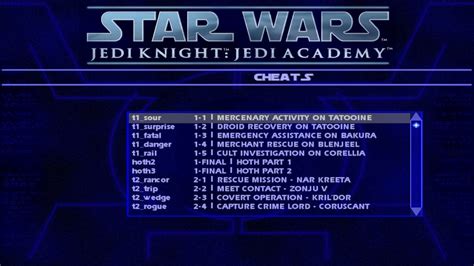 Star Wars Jedi Knight Jedi Academy Cheats Auf Ps4 Und Nintendo Switch