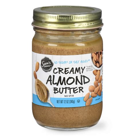Sam's Choice Creamy Almond Butter, 12 oz - Walmart.com ...