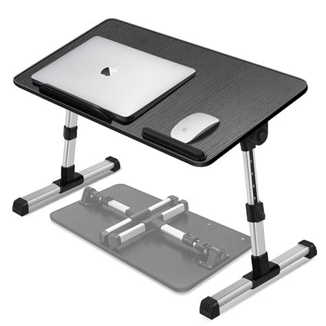 Legs adjustable to any comfortable angles. Adjustable Portable Laptop USB Folding Table W/ 2 Cooling ...