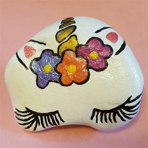 45 Magical Unicorn Rock Painting Ideas And Tutorials That Will Blow Your