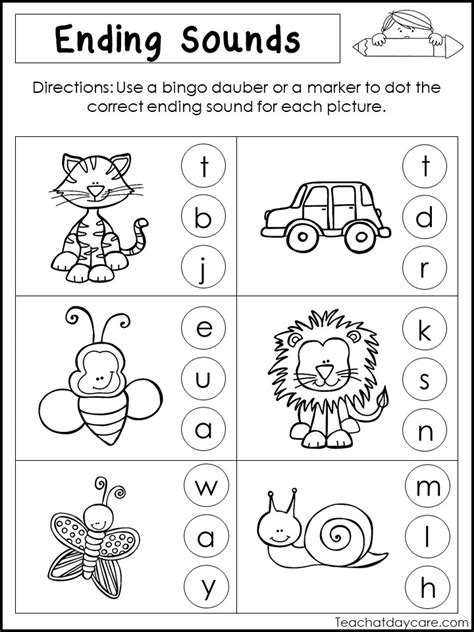 10 Ending Sounds Phonics Worksheets Made By Teachers