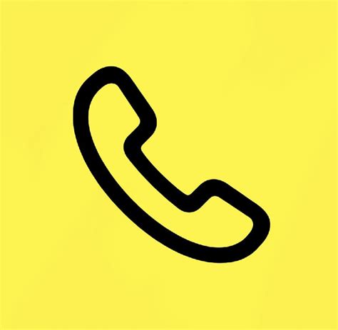 Yellow Phone App Icon Ícones