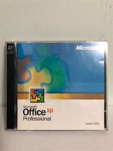 Microsoft Office Xp Professional 2002 Upgrade Edition Ebay