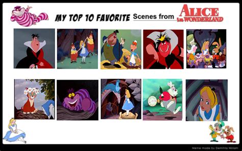 Top 10 Scenes From Alice In Wonderland By Eddsworldfangirl97 On Deviantart