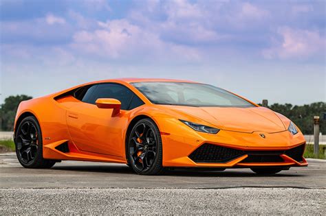 Desktop Hintergrundbilder Lamborghini Huracan Lb724 Orange