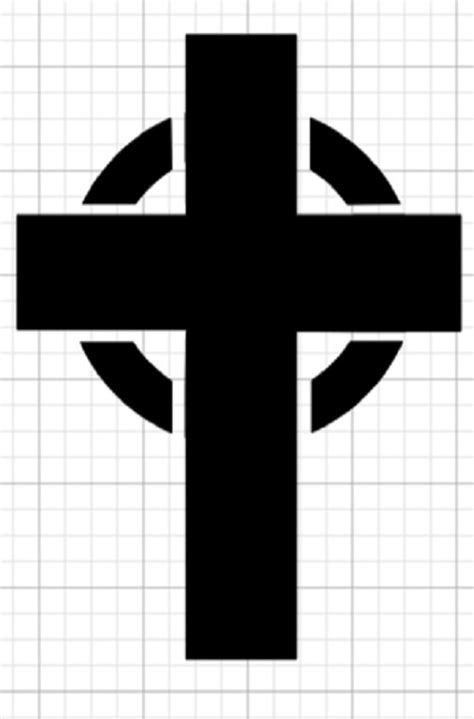 Large Gothic Re Usable Stencils Cross Crucifix Spray Etsy