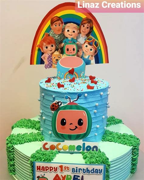 Cocomelon Birthday Cake Cocomelon Cake Giebakes Cocomelon Birthday
