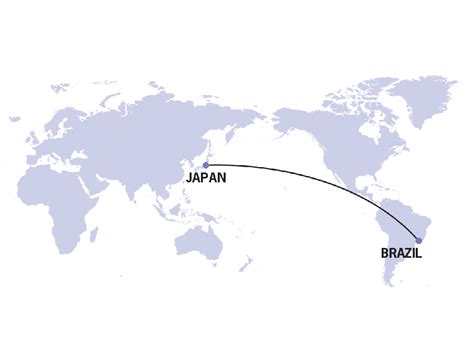 Distancia Entre Brasil E Japao