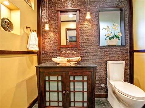 Next to this is the bright vanity that is flanked by shaded glass windows. Yellow Asian Bathroom Pictures: Dramatic Asian Flair | HGTV