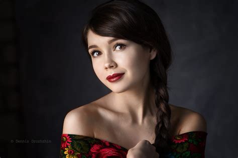 Russian Style Portrait Photography Women Russian Fashion Beauty
