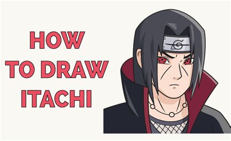 How To Draw Itachi Uchiha Really Easy Drawing Tutorial In 2021 Anime