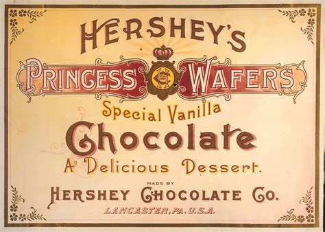Hershey Label C 1900 Hersheys Hershey Chocolate Coffee Label