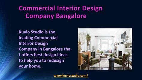 Ppt Interior Design Firm Bangalore Kuvio Studio Powerpoint