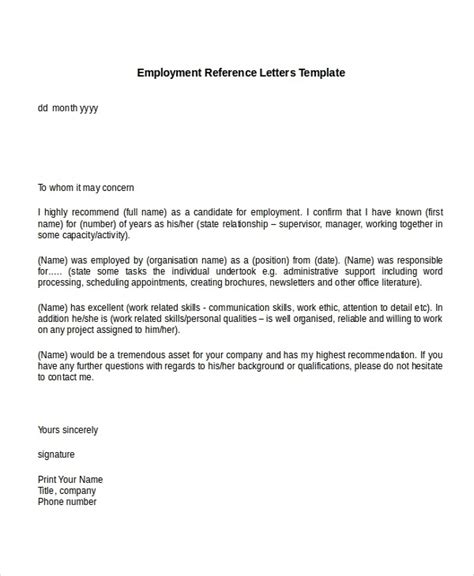 The bank reception process may be used for cash you make. 7+ Reference Letter for Employee Examples - PDF | Examples