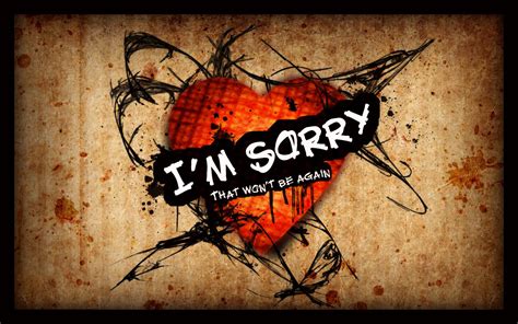 Free Download Am Sorry Wallpapers Hd Wallpaper 1440x900 For Your
