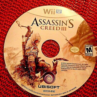Assassin S Creed Iii Nintendo Wii U Disc Only Box Ebay