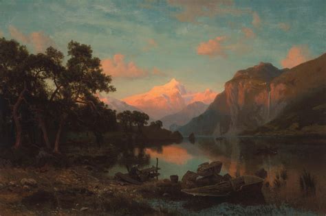 Sold Price Albert Bierstadt 1830 1902 Lake Lucerne January 3