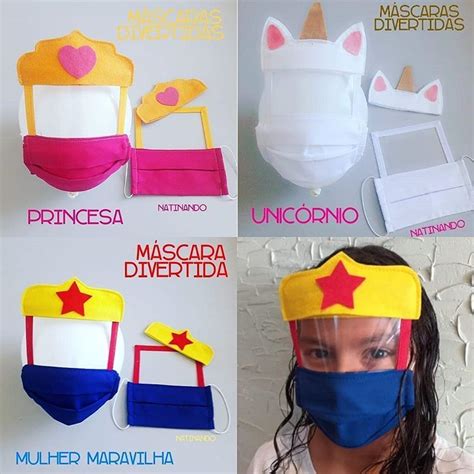 Fantasias ℕ𝕒𝕥𝕚ℕ𝕒𝕟𝕕𝕠 En Instagram “máscaras Divertidas Princesa 👑