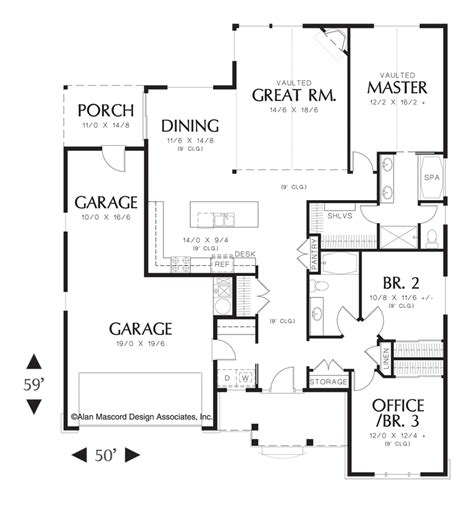 Cottage House Plan 1152A The Morton 1800 Sqft 3 Bedrooms 2 Bathrooms