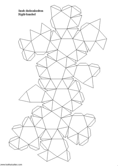 See more ideas about pull bar, brass pull bar, buster punch. Snub dodecahedron template (Archimedean Solids)
