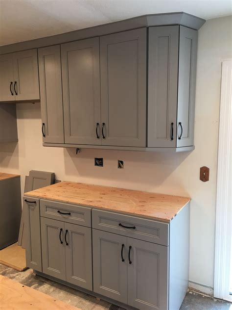 bring a touch of modern style with grey shaker cabinets home cabinets