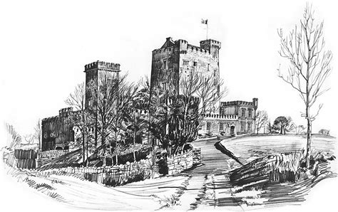 Knappogue Castle Drawing From The Knappogue Castle Single Malt Irish