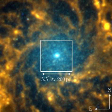 Webb Focuses On Nuclear Star Cluster Of Messier 74 Scinews