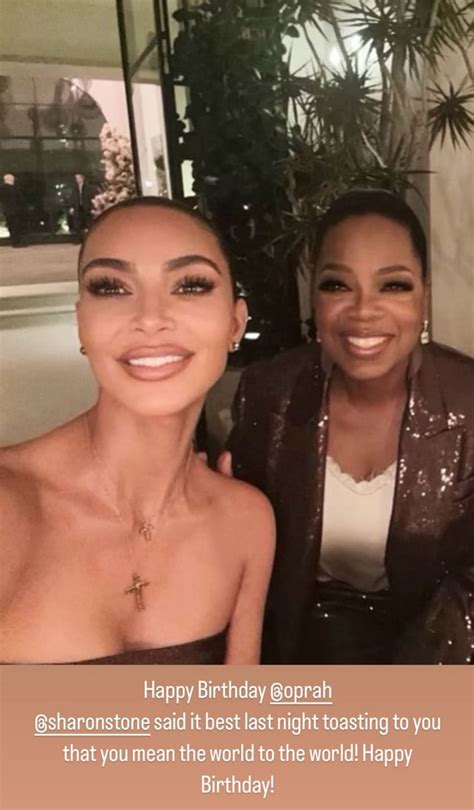 Oprahs 69th Birthday Celebrated By Kim Kardashian J Lo And More
