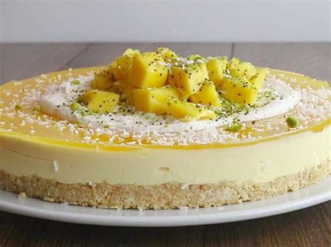 Mango-Cheesecake ohne Backen so gehts